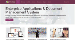 Desktop Screenshot of primeleaf.in