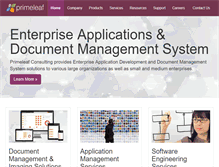 Tablet Screenshot of primeleaf.in